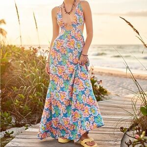 For love and lemons Yasmin Floral maxi dress